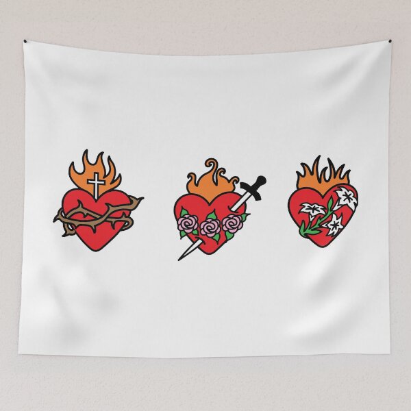 Item preview, Hearts of the Holy Family designed and sold by Modern World Catholic.