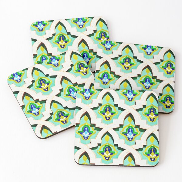 Item preview, Arabic geometric mosaic - Green designed and sold by MOTBCN.