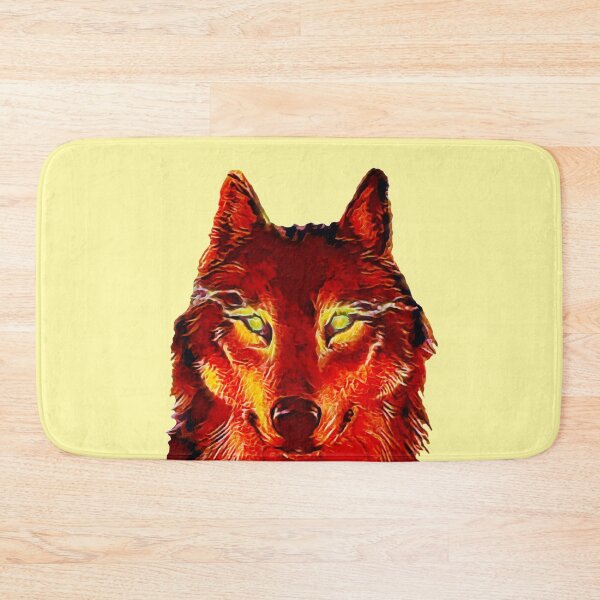 Item preview, Wolf with green shining eyes designed and sold by helenkaiy.