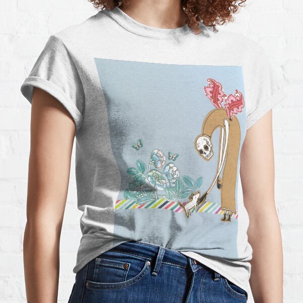 "Death Meets Dog" Classic T-Shirt