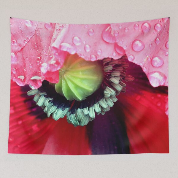 Item preview, Poppy Love on a Rainy Day designed and sold by cuprum.