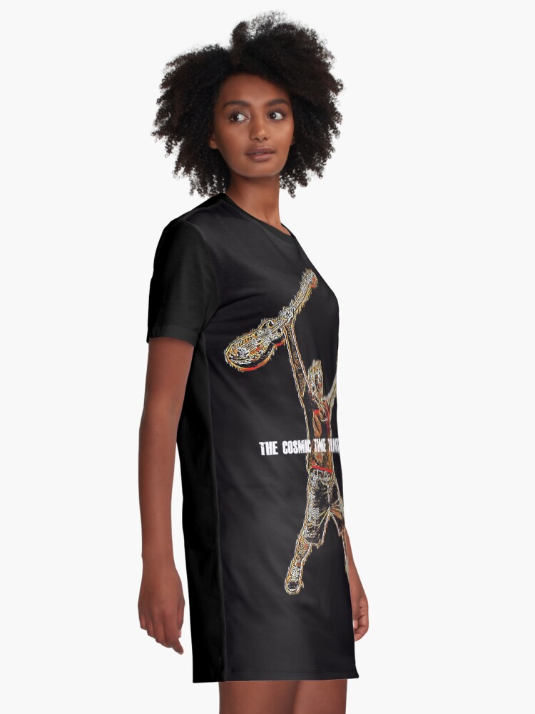 Thumbnail 2 of 5, Graphic T-Shirt Dress, The Cosmic TimeTime Travellers - Sid designed and sold by TheCosmics.