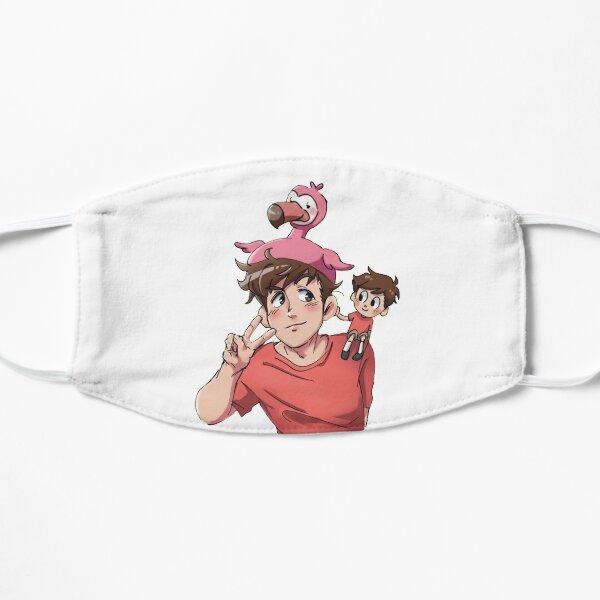 Flamingo Youtuber Mask By Llayahh Redbubble - flamingo roblox mask in real life