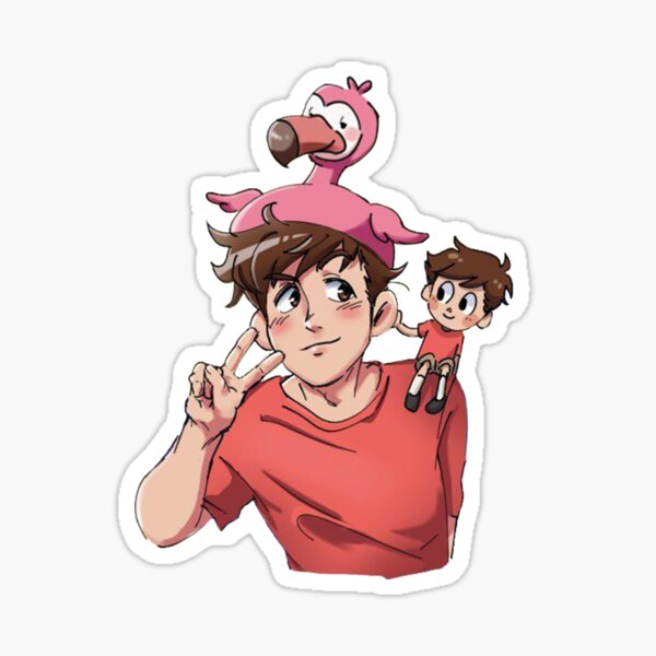 Flamingo Roblox Stickers Redbubble - best girl faces in roblox 712 or below
