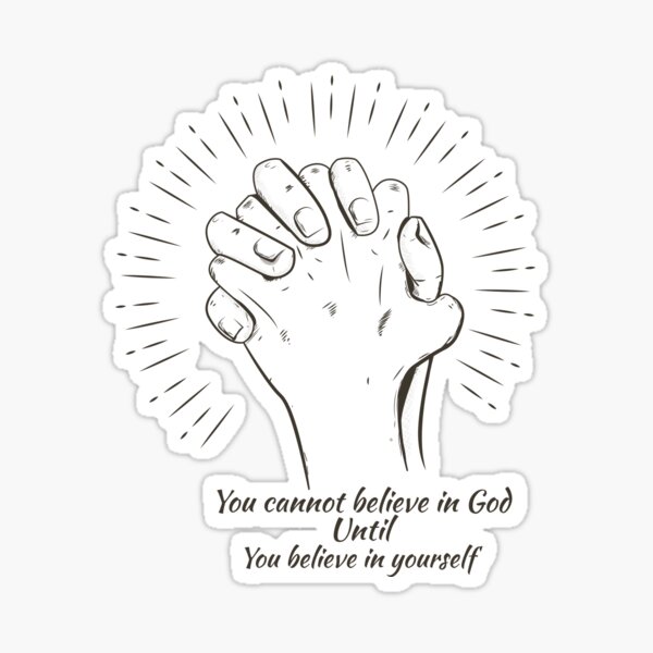 Believe in yourself Sticker