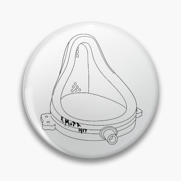 Item preview, Marcel Duchamp Fountain  R.Mutt  readymade sculpture  designed and sold by shufti.