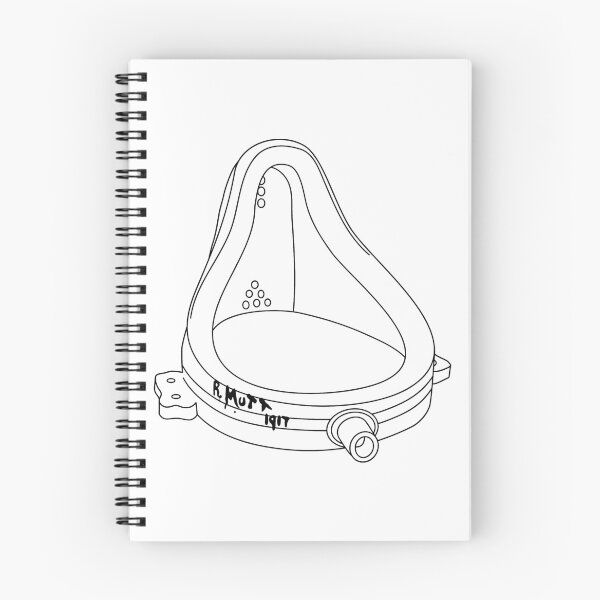 Item preview, Marcel Duchamp Fountain  R.Mutt  readymade sculpture  designed and sold by shufti.