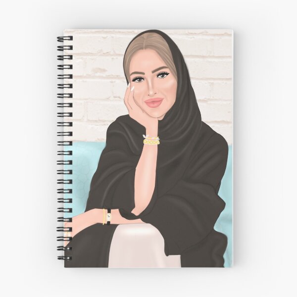 Item preview, Emarati beautiful girl wearing abaya drawing designed and sold by Imanitasong.