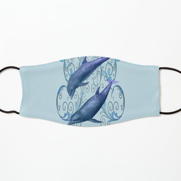 Peace and harmony .. a dolphins tale Kids Mask