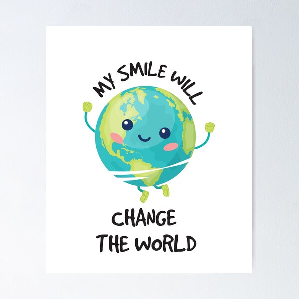 Item preview,  My Smile Will Change The World T-shirt, Unique Gift for Wife or Husband  Funny Gift Father's Day designed and sold by donvector.
