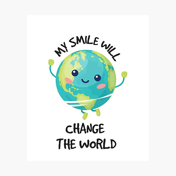 Item preview,  My Smile Will Change The World T-shirt, Unique Gift for Wife or Husband  Funny Gift Father's Day designed and sold by donvector.
