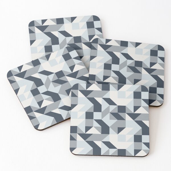 Item preview, Blustery Retro Geometric Mosaic designed and sold by weirdAffect.