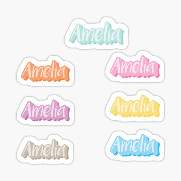 Amelia Girls Name Gifts Merchandise Redbubble - kawaii cute names for roblox