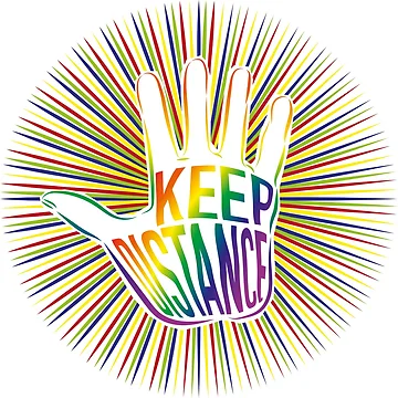 Artwork thumbnail, Keep Distance by GreenFrog75