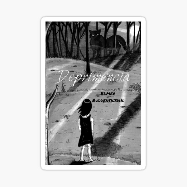cover of the short novel Deprimencia Sticker