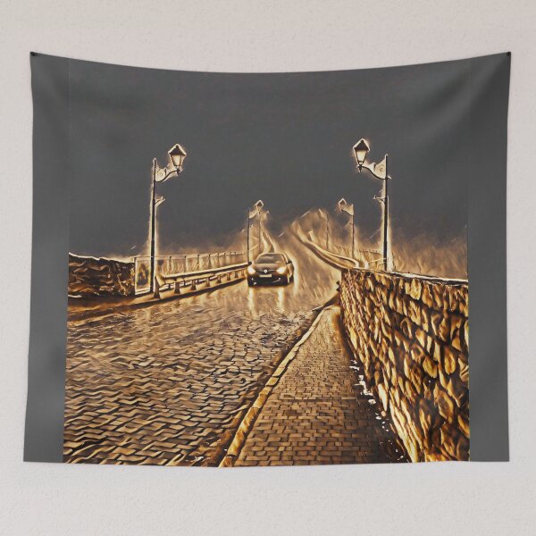 Item preview, Misty bridge leading to nowhere designed and sold by helenkaiy.