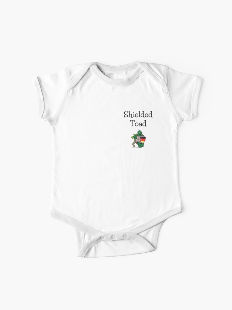 Turtle Schildkrote Shielded Toad Auf Deutsch With German Shield Baby One Piece By Time4german Redbubble