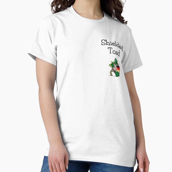 Turtle Schildkröte (Shielded Toad) auf Deutsch with German Shield Classic T-Shirt