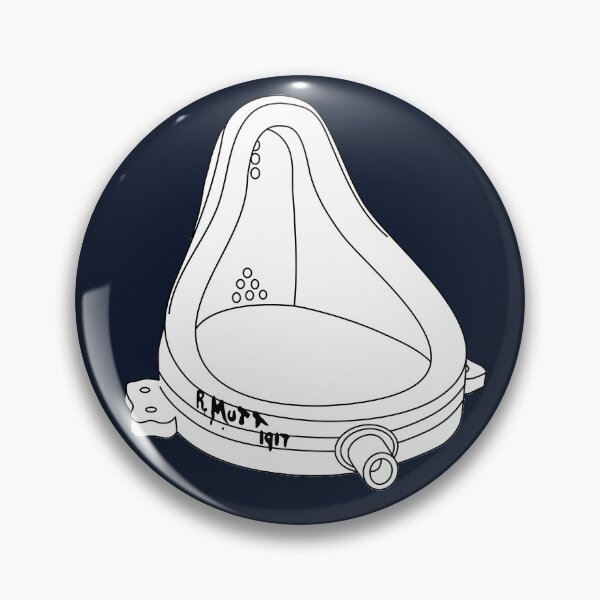 Item preview, Marcel Duchamp Fountain R.Mutt readymade sculpture (white) designed and sold by shufti.