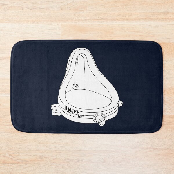 Item preview, Marcel Duchamp Fountain R.Mutt readymade sculpture (white) designed and sold by shufti.