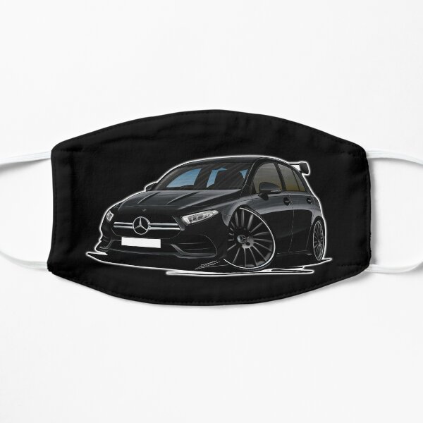 Mercedes A Class A35 Amg Black Mask By Yeomanscarart Redbubble