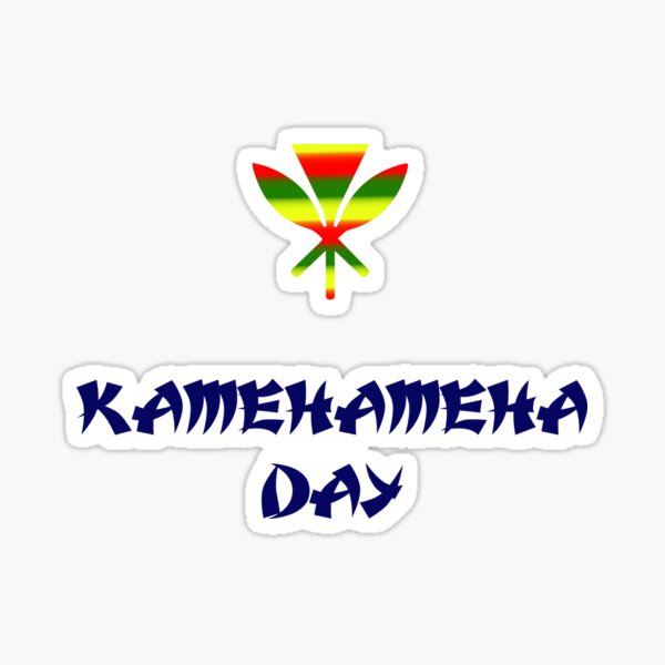 Kamehameha Butterfly Sticker