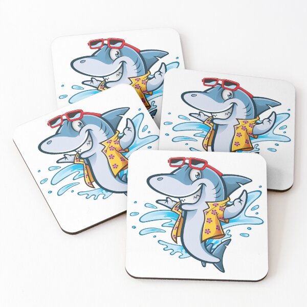 Item preview, Funny Shark Wears Glasses And Jacket designed and sold by amersoliman.