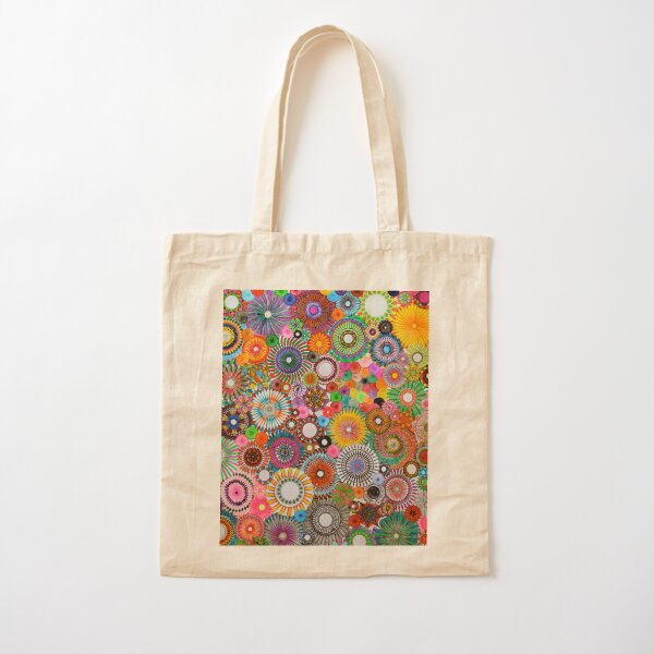 Childhood Dreams, a colourful spirograph drawing! Cotton Tote Bag