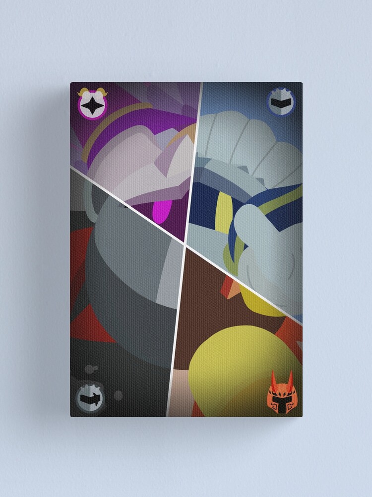 Thumbnail 1 von 3, Leinwanddruck, Dunkler Meta-Ritter designt und verkauft von Beaaaaaah.