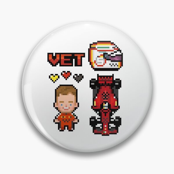 Item preview, Pixel Vettel  2020 designed and sold by hyonibee.