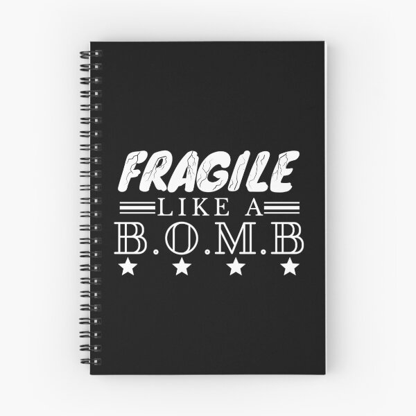 Item preview, Fragile Like A Bomb White designed and sold by itismimi.