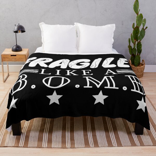 Item preview, Fragile Like A Bomb White designed and sold by itismimi.