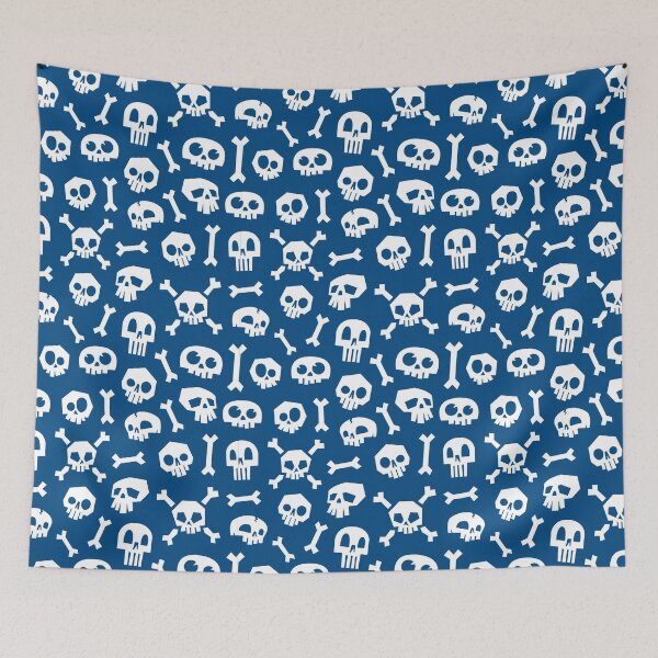 Item preview, Bandana Skull and Crossbones (BLUE version) designed and sold by graphicmeyou.
