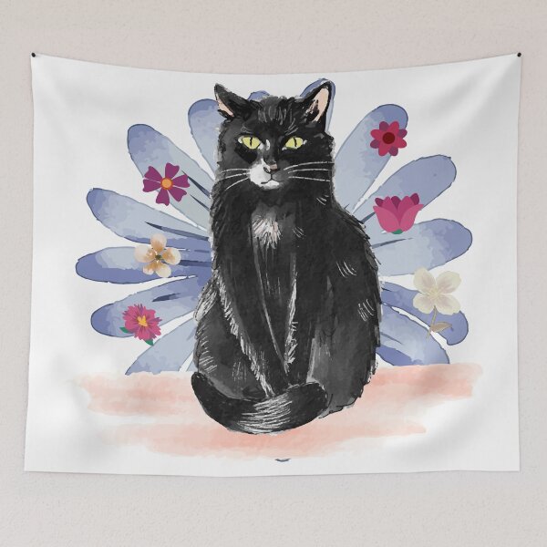 Item preview, Serious  Cat Lover a design with flower for your cat  designed and sold by NAMTO.