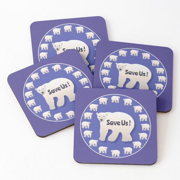 Item preview, Save Us!  Polar Bear Awareness Design designed and sold by Davey's Designs.