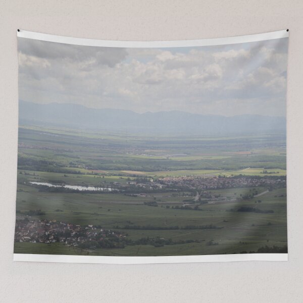 Item preview, Panoramic view of the valley from a medieval castle	 designed and sold by EstelleRossetti.