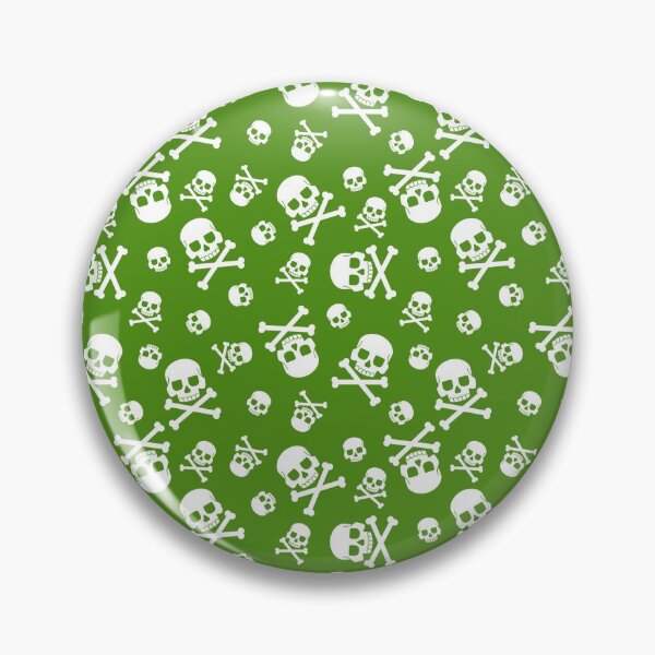 Item preview, Bandana Skull and Crossbones (GREEN version) designed and sold by graphicmeyou.