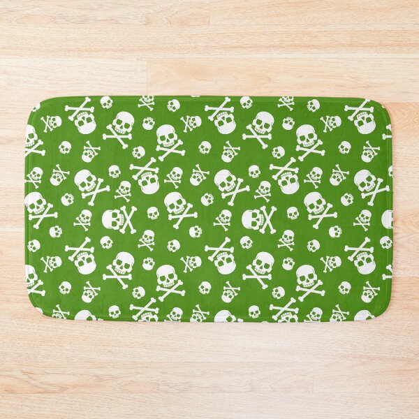 Item preview, Bandana Skull and Crossbones (GREEN version) designed and sold by graphicmeyou.