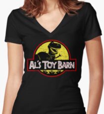 Plastic Park Women's Fitted V-Neck T-Shirt