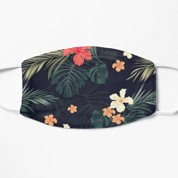 Masques En Tissu Sur Le Theme Hawaien Redbubble