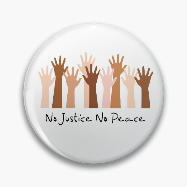 Item preview, no Justice no Peace designed and sold by Skeptikon.