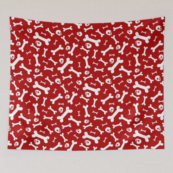 Item preview, Bandana Skull and Crossbones (RED version) designed and sold by graphicmeyou.