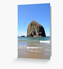 Canon Beach Haystack Greeting Card