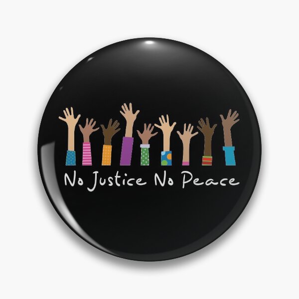 Item preview, no Justice no Peace designed and sold by Skeptikon.