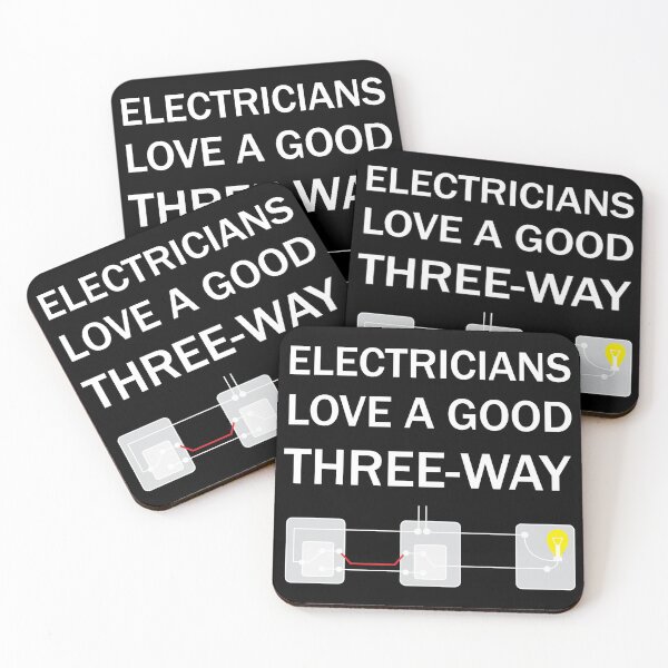 Item preview, Electricians Like A Good Three Way Circuit design designed and sold by Lisbob.