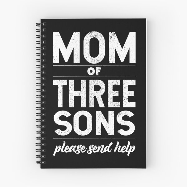 Item preview, Mom of 3 sons help - Boy mom & Mom of boys, Mom and Son designed and sold by LookFrog.