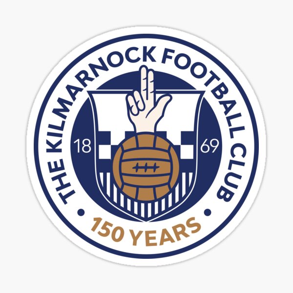 Kilmarnock 150th Anniversary Logo Sticker