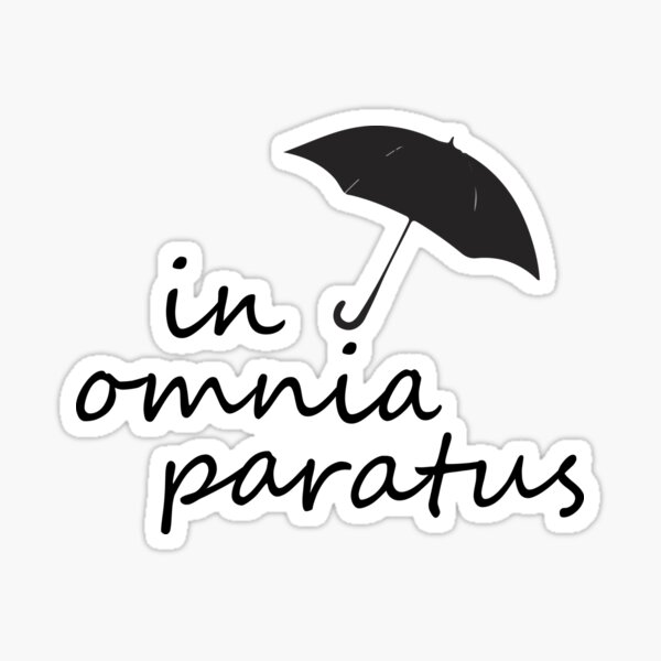 Gossip Girls In Omnia Paratus Quote Keyring Umbrella Collectables Keyrings Arqd Cl