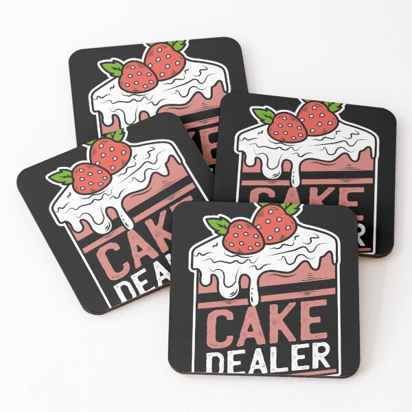 Item preview, Cake Dealer | Funny Gift Novelty Baking print for Chefs designed and sold by Lisbob.