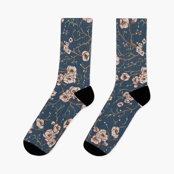 Item preview, Little flowers light blue pattern designed and sold by FVO-italydesign.